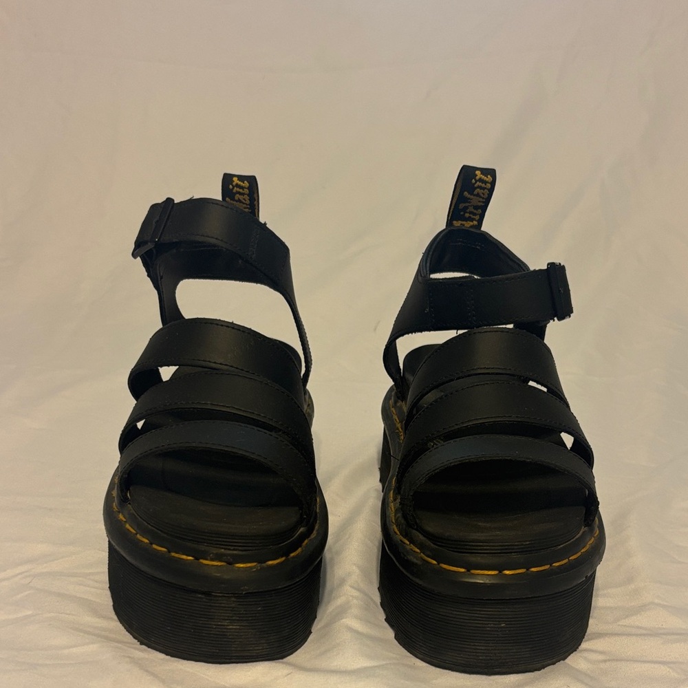 Dr. Martens Black Platform Sandals
